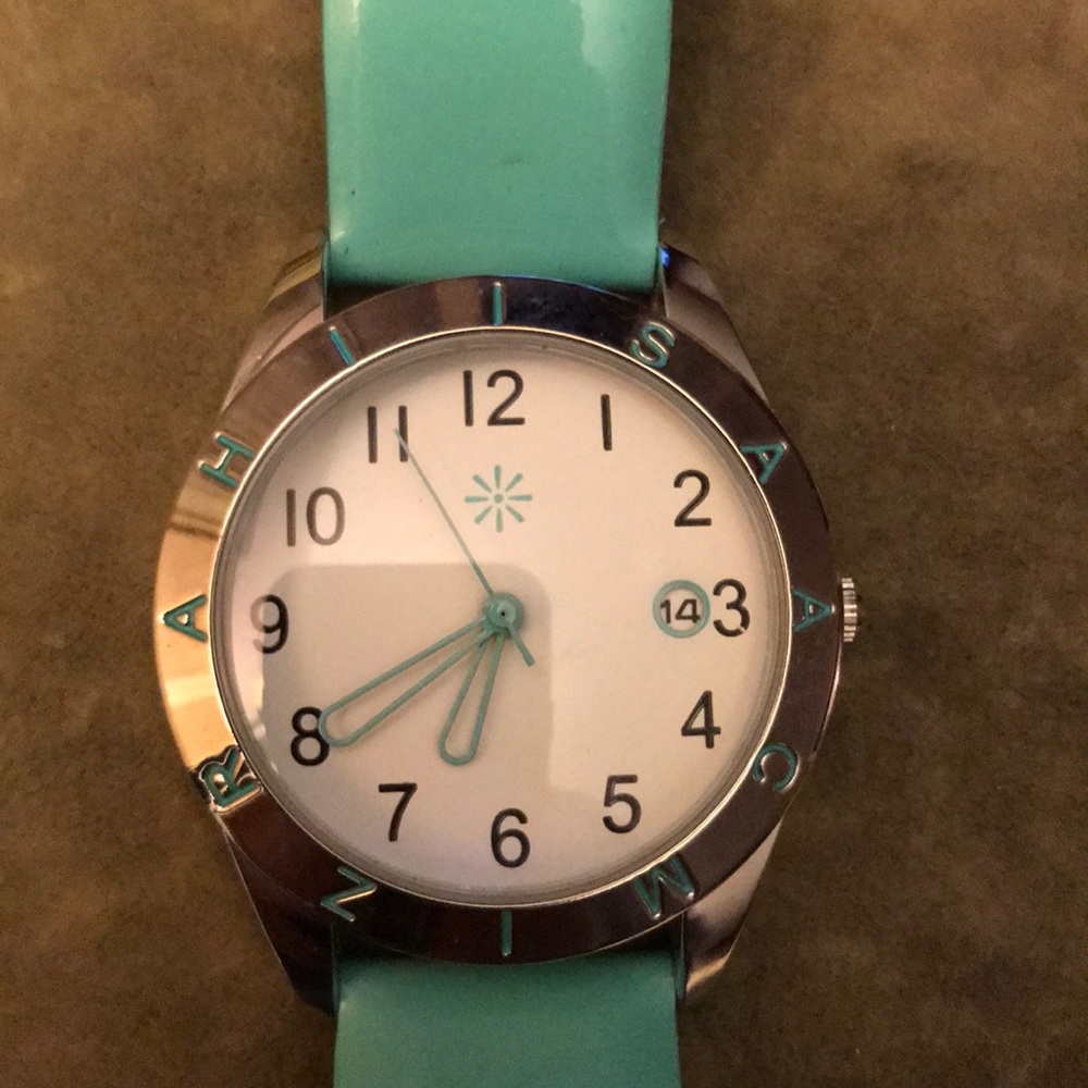 Isaac Mizrahi Watch on Patent Leather Band